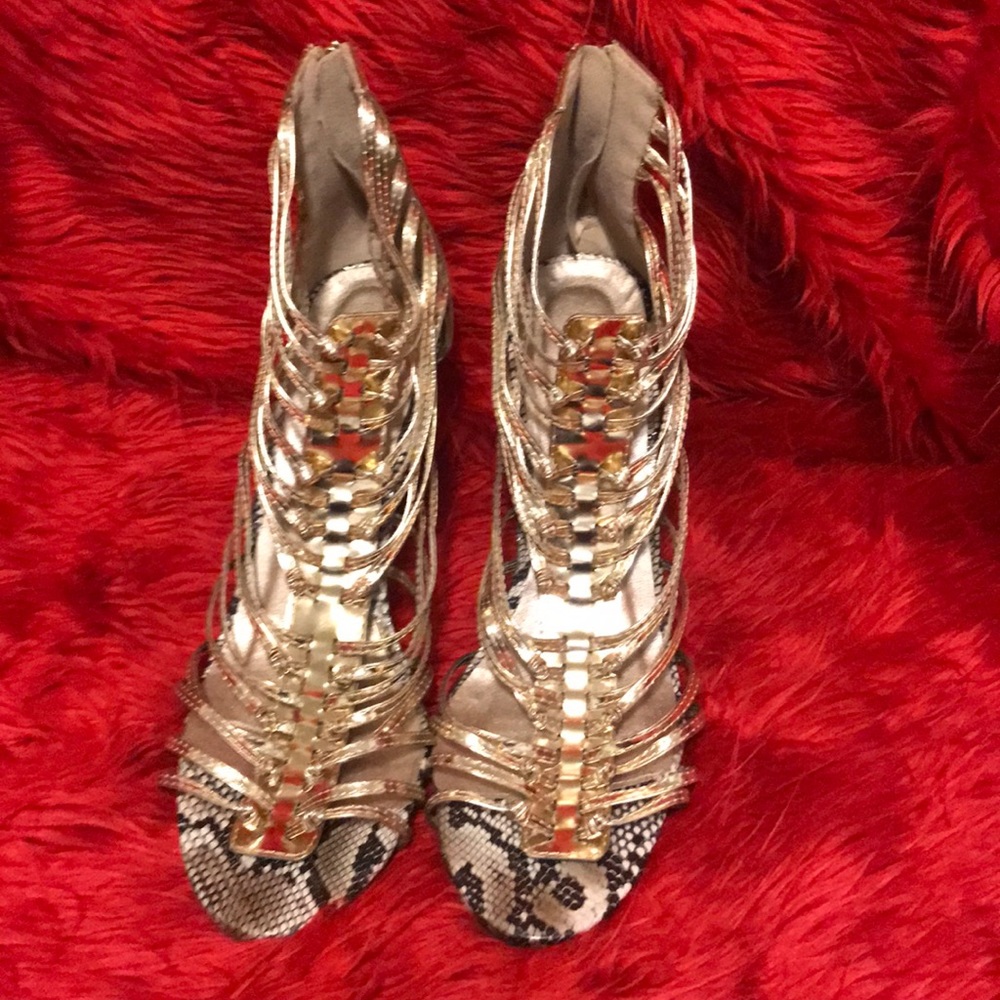 Bebe Gladiator High Heel Shoe